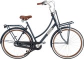 Vélo de transport Popal Daily Dutch Basic+ N3 VB - Vélo de ville pour femmes - 50 centimètres - Blauw Petrol