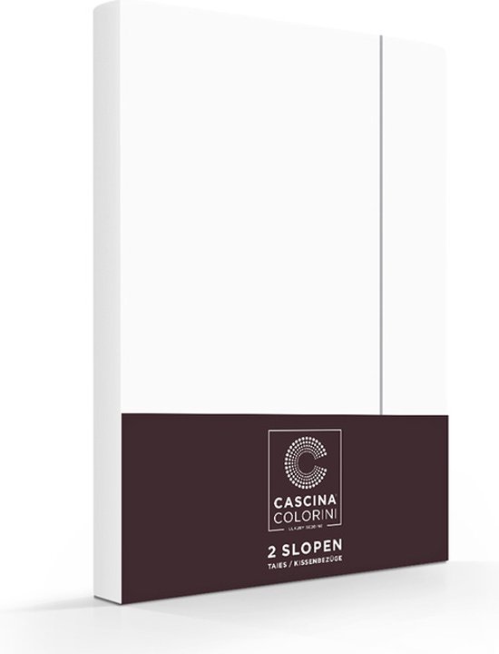 Premium Egyptisch percale katoen kussenslopen stripe wit/antraciet - 65x 65 - set van 2 - meest luxe katoensoort - hogere weefdichtheid en garenfijnheid - hotelsluiting
