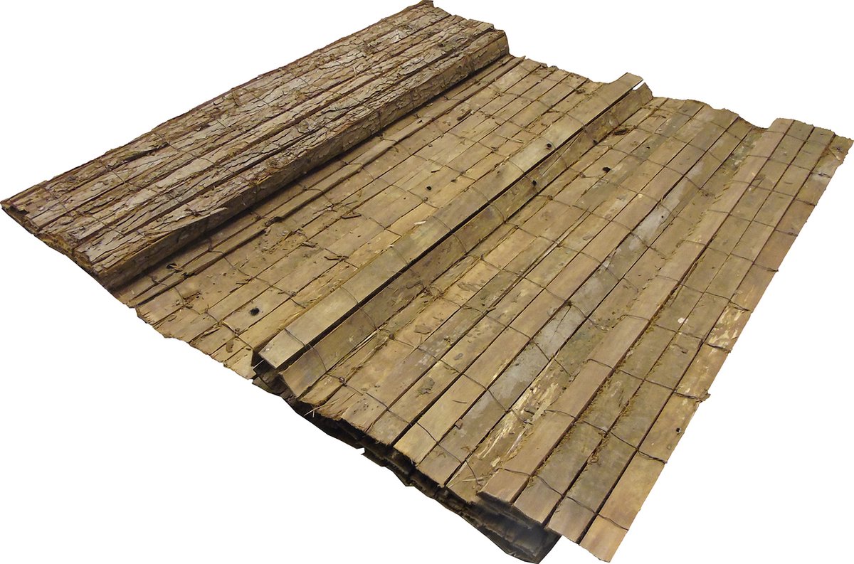 Nature - Schorsmat - tuinscherm - 1,8 x 3m - afscherming