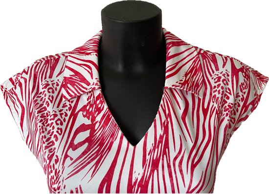 Func Factory dames Polo Izze coral maat 38 van Func Factory — afbeelding 2