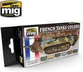 AMMO MIG 7110 WWI & WWII French Camouflage Colors - Acryl Set Verf set