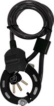 E-step Multi slot met kabel - 100CM - Kick-scooter en elektrische step slot - Gehard staal - Zwart