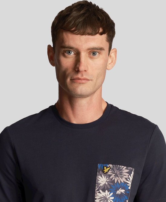 Lyle & Scott-T-shirt--Z271 Dark Navy-Maat L