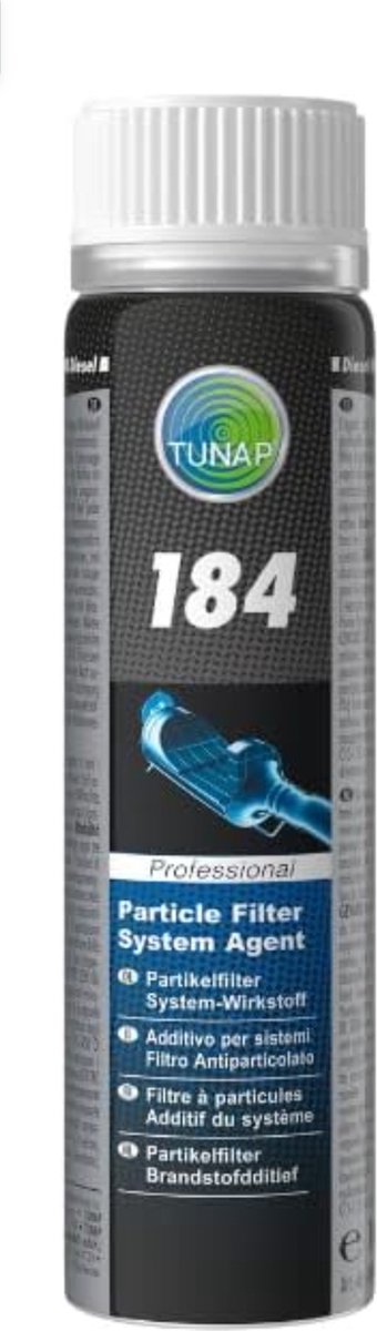 Tunap 184 Diesel DPF additief - brandstoftoevoeging - brandstofadditief