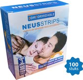 Comformidable Neusstrips – Anti Snurk – Neuspleisters Snurken – 100 Neus Strips – Neusspreider – Snurk Producten