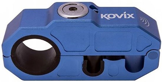 Kovix KHL-B Motor Scooter Grip Lock Handvat Voorrem Slot met 120db Alarm Blauw - kovix