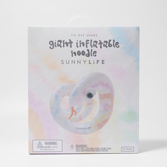 SunnyLife - Giant - Opblaasbare Noodle - Tie Dye - Slang - 