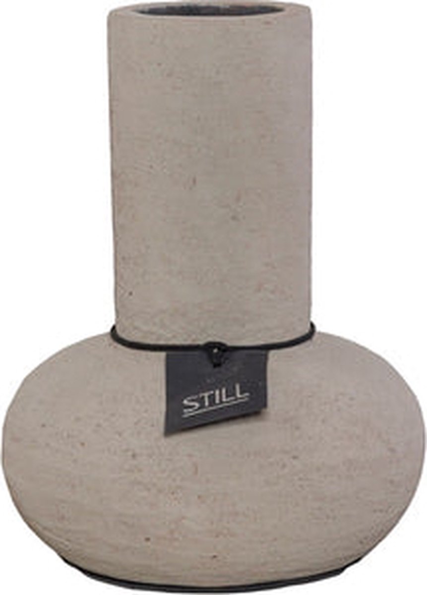 STILL - Low Vase - Taupe - 30 x 25 cm