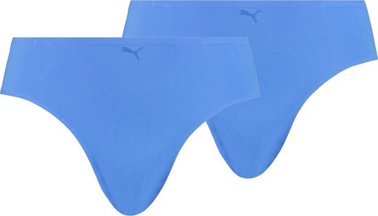 PUMA BRIEF - 2 pièces - Sous-vêtements Femme - Taille Taille Unique - Slips - Sous-vêtements Femme - Blauw