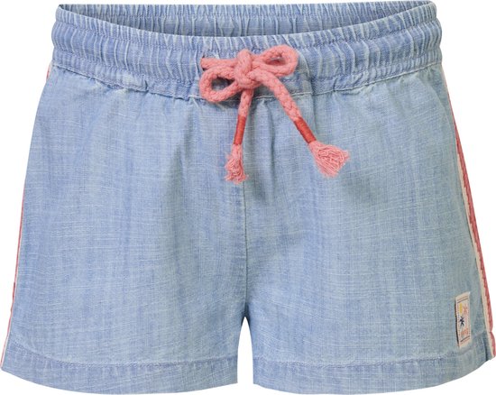 Noppies Girls Short Eleison regular fit Meisjes Broek - Light Blue Wash - Maat 128