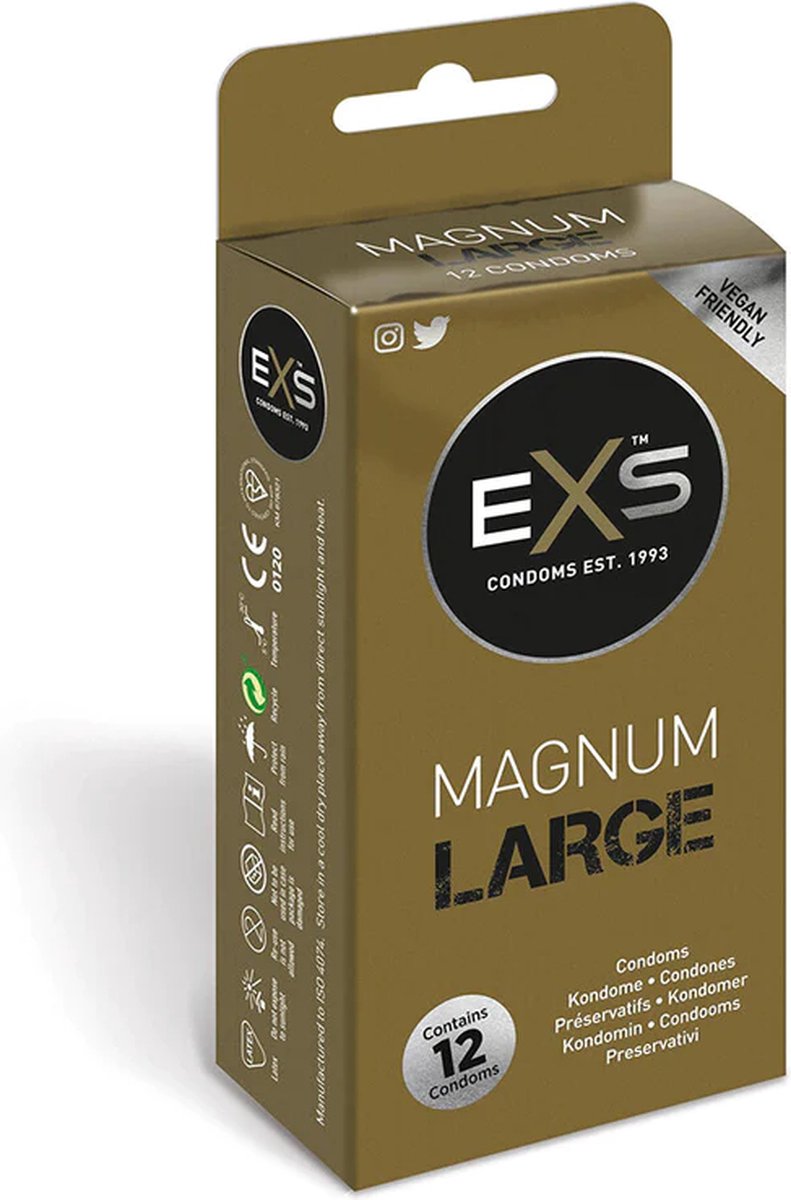 EXS Magnum Large condooms (60mm) 12 stuks