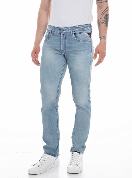 Replay Hommes Jeans Pantalons GROVER coupe régulière/droite Blauw 34W / 30L Adultes