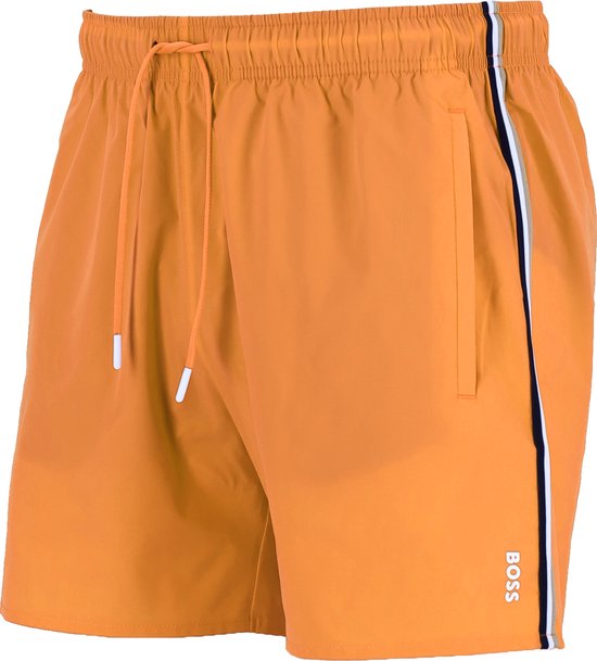 HUGO BOSS Iconic swim shorts - heren zwembroek - midden oranje - Maat: