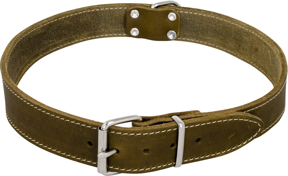 Jack And Vanilla - Halsbanden - Jv Vetleder Halsband Groen-30mmx75cm 45/7509 - 229001
