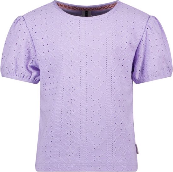 B. Nosy Y402-5147 Meisjes T-shirt - Lt Lavender - Maat 134-140