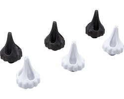 Wush vervangingsstips set van 6 - accessoires voor Wush oorreiniger - zachte & flexibele vervangingsstips - oorsmeerverwijderaar