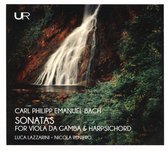 Luca Lazzarini & Nicola Reniero - C.P.E. Bach: Sonatas For Viola Da Gamba & Harpsichord (CD)