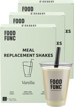 Foodfunc | Meal Replacement Shake | Vanilla | 3 Stuks | 21 x 34,5 gram | No Junk Just Func