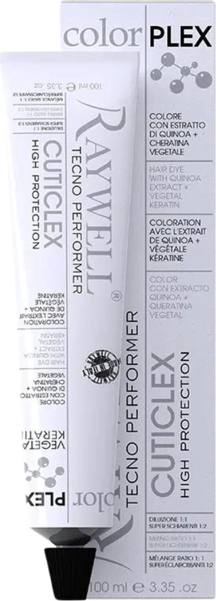 Raywell ColorPlex - Permanente HaarVerf - 3.0 - Donker Bruin -100 ml