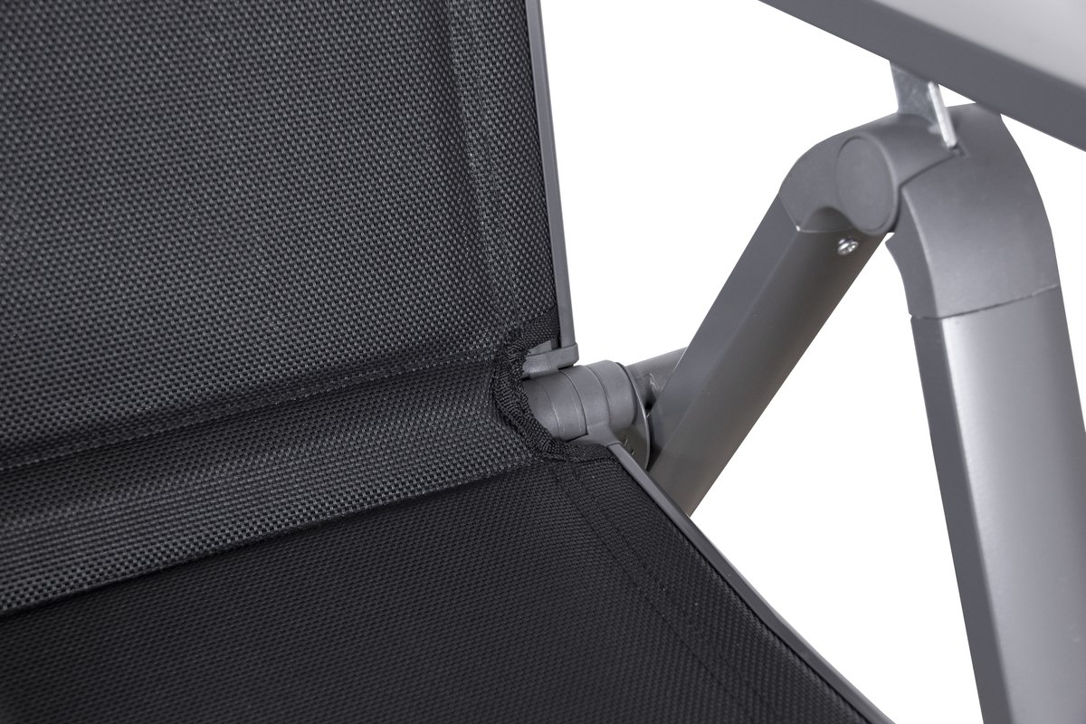 Sens-Line Parma Chaise de jardin - Chaise de jardin réglable - Gris