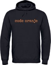 EK kleding hoodie zwart XL - Code oranje - soBAD. | Oranje hoodie dames | Oranje hoodie heren | Oranje sweater | Oranje | EK 2024 | Voetbal | Nederland