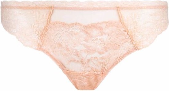 Slip Lise Charmel Instant Couture – Taille 4 (FR44/46), Bleu Lagon, Tulle Brodé, Neuf Avec étiquettes