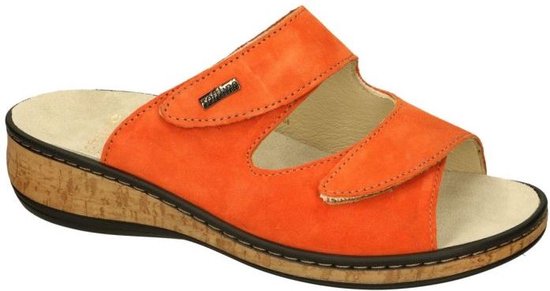 Fidelio Hallux -Dames - oranje - slippers & muiltjes - maat 40