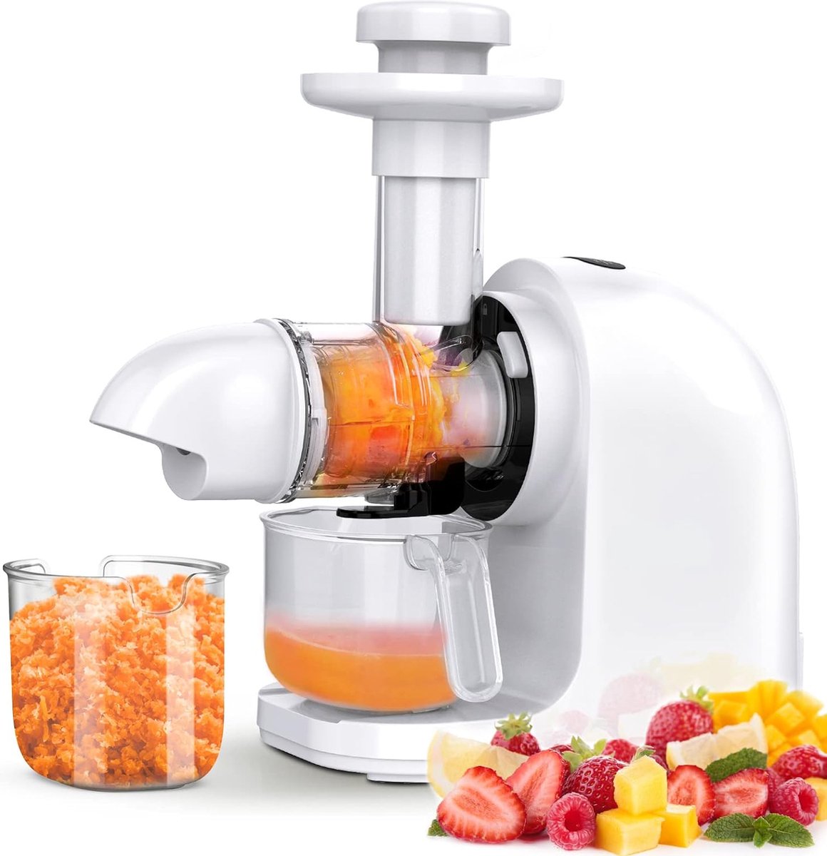 Slowjuicer - Sapcentrifuge - Groenten en Fruitpers - Anti Drup - Juicer
