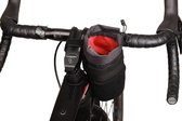 Buideltas - Fietsstuurtas - Uitbreidbare fietstas Bikepacking - Fietsstuurtas - Zwart, 1,1l