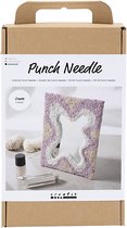 Creativ Company Hobbyset Punch Needle Spiegel Pastelkleuren