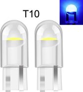 TLVX T10 W5W LED Auto lampen Blauw – Canbus – Steeklamp – Interieur verlichting – Blauwe kleur – Bleu – Lange levensduur –12V – Stadslicht – Interieurlicht – Parkeer lampen – Stadsverlichting LED (2 stuks)