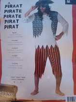 Verkleedpak piraat maat M