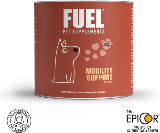 FUEL - Mobility Support post- en pre-biotica - Voor Betere Gewrichten - Soepel Terug Bewegen - Natuurlijke Ingrediënten - Honden supplementen - Hondensnacks - Hondensnoepjes - 90 Hondensnoepjes