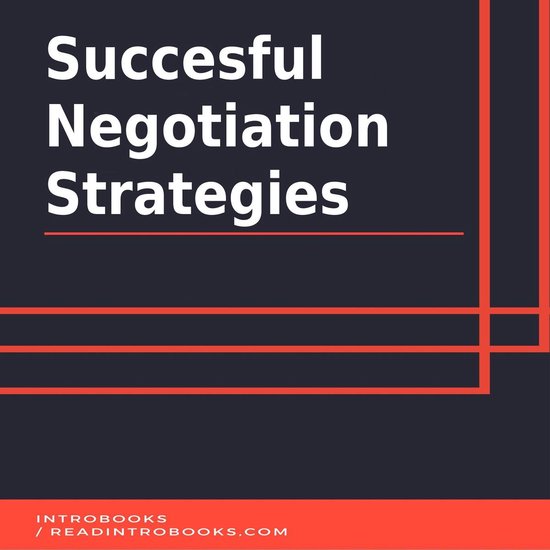 Succesful Negotiation Strategies - cover