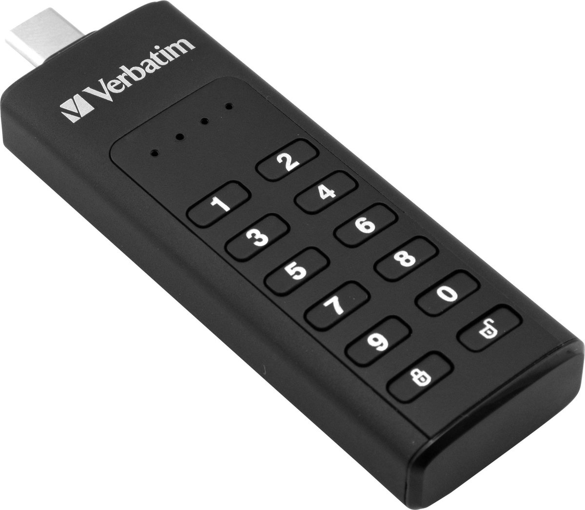 Verbatim Keypad Secure Usb-stick - USB-C - 32 GB - zwart