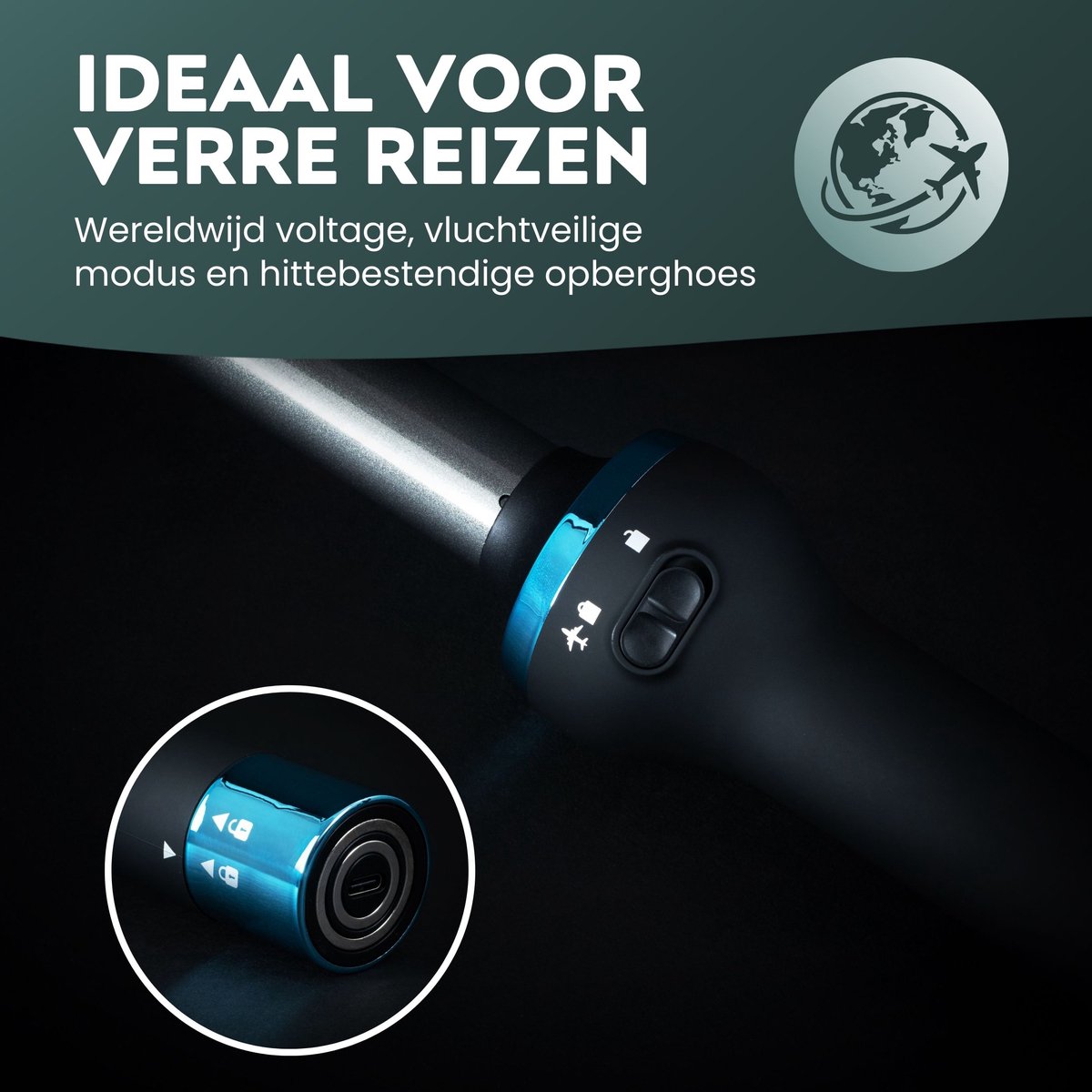Revamp iGen Progloss Draadloze Krultang - Keramisch - Voor - afbeelding 2