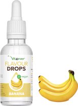 Smaakdruppels 50 ml - Smaak: banaan - Flavour drops smaakdruppels zonder calorieën - Voor kwark, havermoutpap, yoghurt en meer - Veganistisch