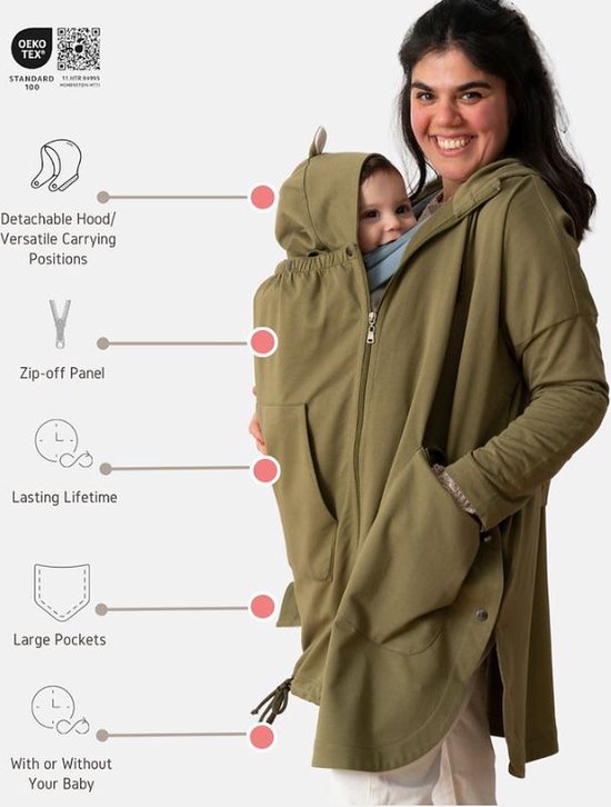Zingy Wear CozyHug Jacket Golden Yellow Medium Jas Baby Maternity Kleding. bol