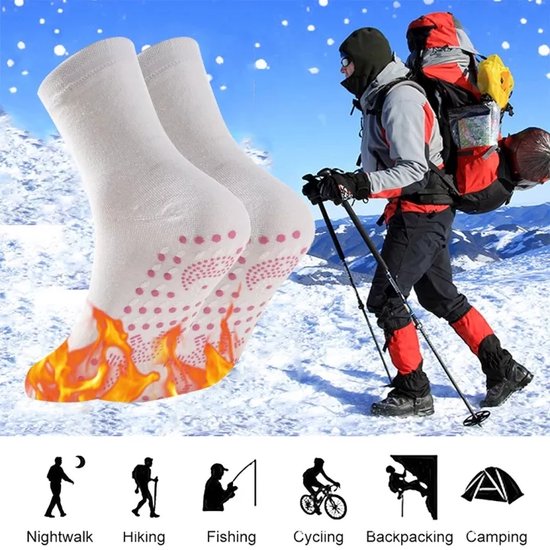 DUHGBNE Verwarmde sokken toermalijn zelfverwarming magnetisch comfortabel winter warm korte sokken dames 39-42, zwart, Eén Maat DUHGBNE Verwarmde sokken toermalijn zelfverwarming magnetisch comfortabel winter warm korte sokken dames 39-42, zwart, Eén Maat