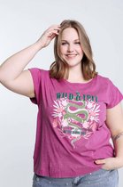 Paprika T-shirt met slangenprint