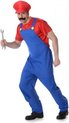 Karnival Costumes Verkleedkleding Mario Kostuum voor mannen Deluxe - M