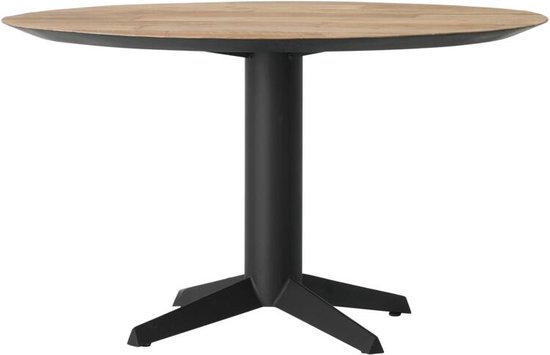 DTP Home Dining table Soho round 130 TEAKWOOD,76xØ130 cm, recycled teakwood top