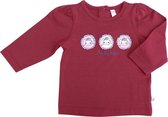 Ducky Beau donkerrode longsleeve konijnen – 80