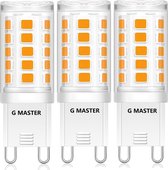 G Master - PRO G9 lichtbron - 230V - Warm Wit Licht - Niet Dimbaar - 5W- LED lamp -(3 STUKS)