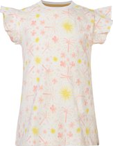 Noppies Girls Tee Edenglen short sleeve all over print Meisjes T-shirt - Whisper White - Maat 98