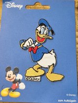 Applicatie - Stofapplicatie - Donald Duck - 8 x 5 cm - Strijkembleem