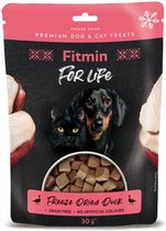 Fitmin For Life Gevriesdroogde eendtraktatie voor honden en katten 10 x 30gr