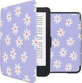 iMoshion Ereader Cover / Case Convient pour Kobo Clara 2E / Tolino Shine 4 - iMoshion Design Sleepcover Bookcase sans support - / Fleurs Distance