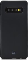 Mobilize Rubber Gelly Telefoonhoesje geschikt voor Samsung Galaxy S10 Hoesje Flexibel TPU Backcover - Matt Black