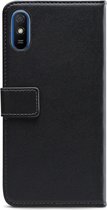 Mobilize Telefoonhoesje geschikt voor Xiaomi Redmi 9A Hoesje | Mobilize Classic Gelly Wallet Bookcase Portemonnee | Pasjeshouder voor 2 Pasjes | Telefoonhoesje voor Pinpas / OV Kaart / Rijbewijs - Zwart